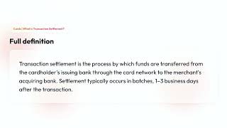 Transaction Settlement Explained: When Card Payment Money Actually Reaches the Merchant