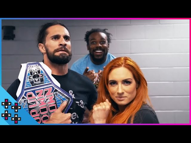 WWE United Kingdom - Seth Rollins & Becky Lynch got hold of the