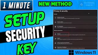 how to setup security key on windows 11 [ quick & easy ] 2024