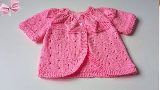 картинка: болеро спицами на круглой кокетке. часть1