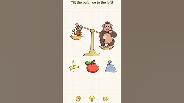 Brain out level 16:Tilt the balance to the left!#shorts #youtubeshorts #shortsfeed