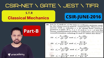 2016 June CSIR-NET | Part-B | S.T.R Questions | Q.NO 26 | POTENTIAL G