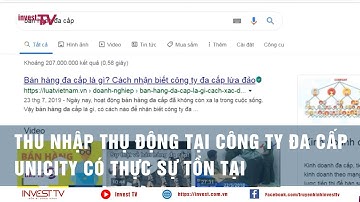 Thu nhập thụ động tại Công ty đa cấp Unicity có thực sự tồn tại