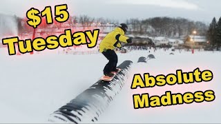 Snowboarding at Tyrol Basin - (Season 5, Day 33)