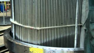 Vertical Heat Exchanger Bundle Insertion