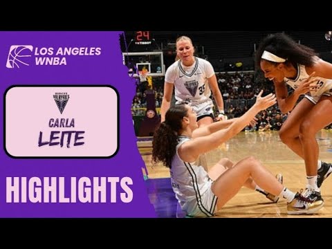 Carla Leite vs Los Angeles Sparks with Golden State Valkyries 4 | Highlights WNBA Women Basketball 🏀