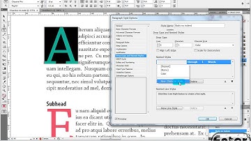 Practice 11 Drop Caps Style