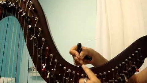 Restringing your Lyon and Healy Harp