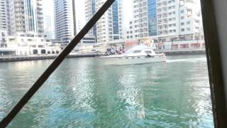 Dubai marina water bus