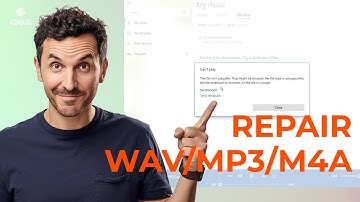 How to Repair Corrupted WAV Files | Repair Damaged Audio Files - MP3/WAV/M4A/FLAC... Supported