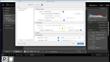 Lightroom Importing, Renaming & Exporting