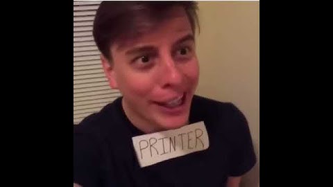 The Printer!!!~ Thomas Sanders Short Video