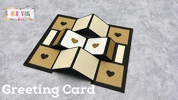SHUTTER CARD - How to make a card easy, Thiệp cho LOVE BOX/SCRAPBOOK - NGOC VANG