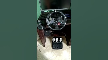 Steering wheel and shifter #g29steeringwheel #forzahorizon5 #fh5