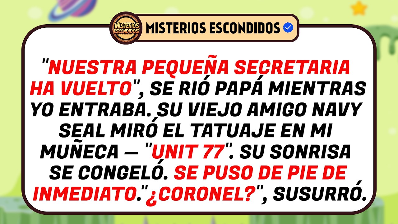 Mi Padre Me Llamó «Su Secretaria» — Hasta Que Su Amigo Navy Seal Vio Mi Tatuaje De La Unidad 77..
