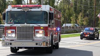 Somers FD Rescue 20 & Somers PD Unit 7K389 Responding