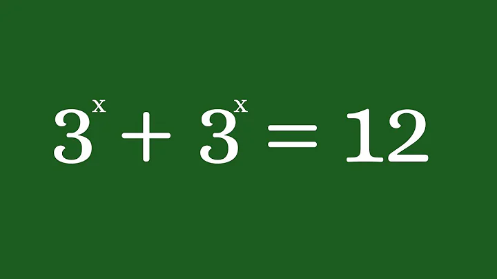 A Beautiful Exponential Equation | Can You Solve This?