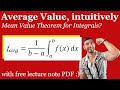 How to Find Average Value Using the Definite Integral - Calc 1 / AP Calculus Lesson & Examples