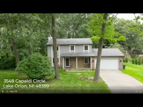 3548 Capaldi Circle, Orion Twp, MI home video tour
