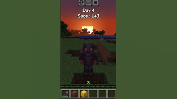 Day 4 Of Mining 20 Block For Every Subscriber I Get In A 200x200 Area Till Bedrock #shorts