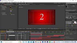 SIMPLE COUNTDOWN TUTORIAL USING AFTER EFFECTS.