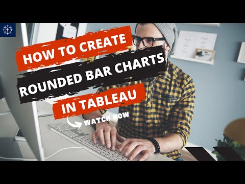 How to create rounded bar charts in Tableau