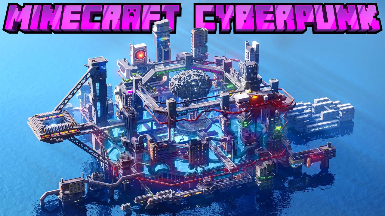 Город под управлением ИИ в Minecraft