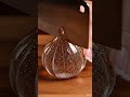 Cutting a Glass Crystal Fig in Half 🫐✨ | AI ASMR Satisfying Video #shorts