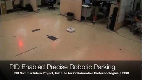 PID Enabled Precise Parking with iRobot Create (Summer 2012)