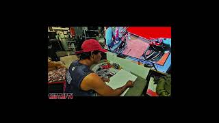 Sketching Djan Fox ✏️🔥 | Satisfying Drawing Process #Shorts