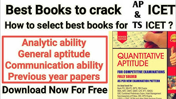 Best Books for AP & TS ICET 2022 Preparation | Best Books for TS ICET 2022 | AP ICET 2022 | TS ICET