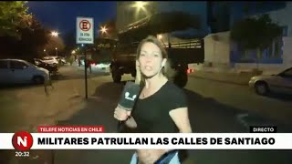 Santiago de Chile DESAFÍA el TOQUE DE QUEDA - Telefe Noticias