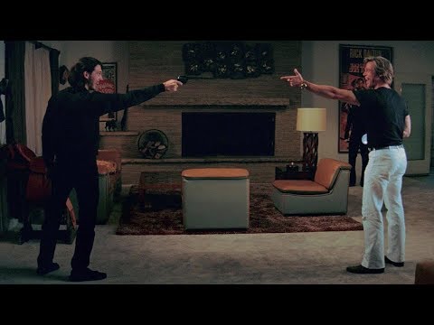 Once Upon A Time In Hollywood A Home Invasion Cliff Booth Kills Hippies HD Scene 