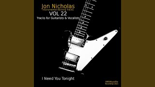 I Need You Tonight (Instrumental Backing Track) chords