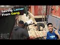 GTA 5 Michael Franklin Trevor Rescue Lamar From Big Street Gang Biggest  War