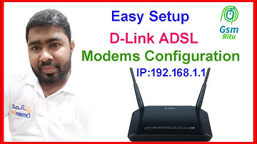 DLink adsl router Configuration and setup