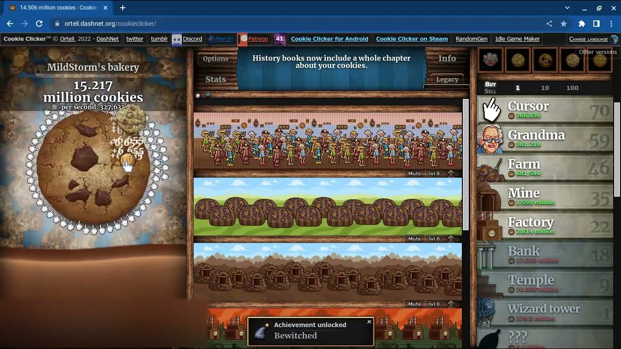 Wizard Tower, Cookie Clicker Wiki