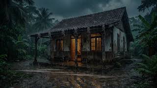 Soft Thunder, Falling Rain & a Fire's Whisper 🌧️ A Cinematic Ambience for the Soul | White Noise screenshot 4