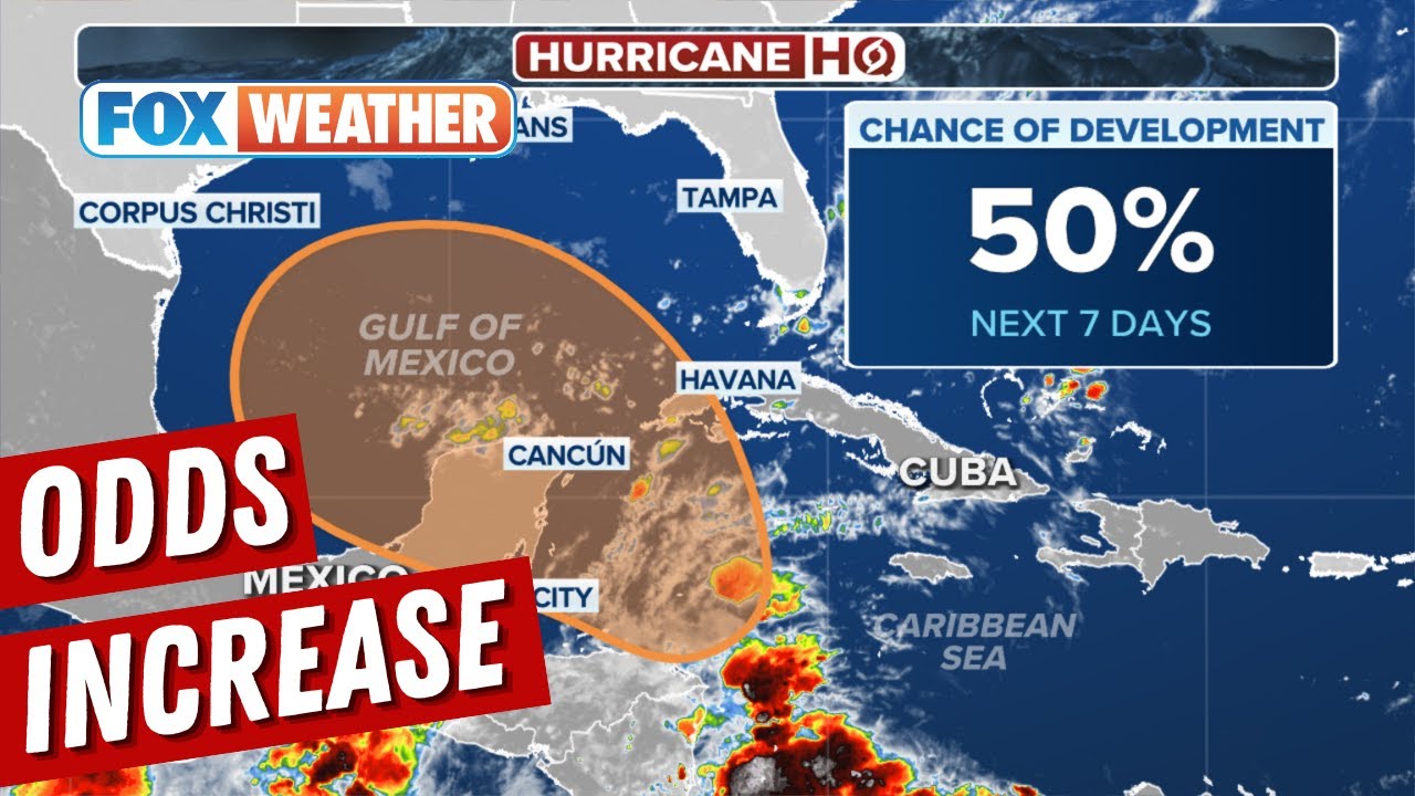 Odds Increase Again For Tropical Development In Gulf Of Mexico Or ...