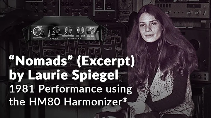 Laurie Spiegel Eventide HM80 Harmonizer Demonstrat...
