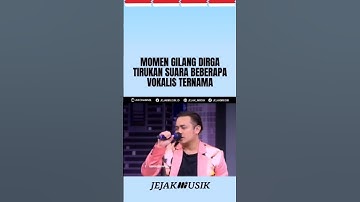 MOMEN GILANG DIRGA TIRUKAN BEBERAPA SUARA VOKALIS TERNAMA #1