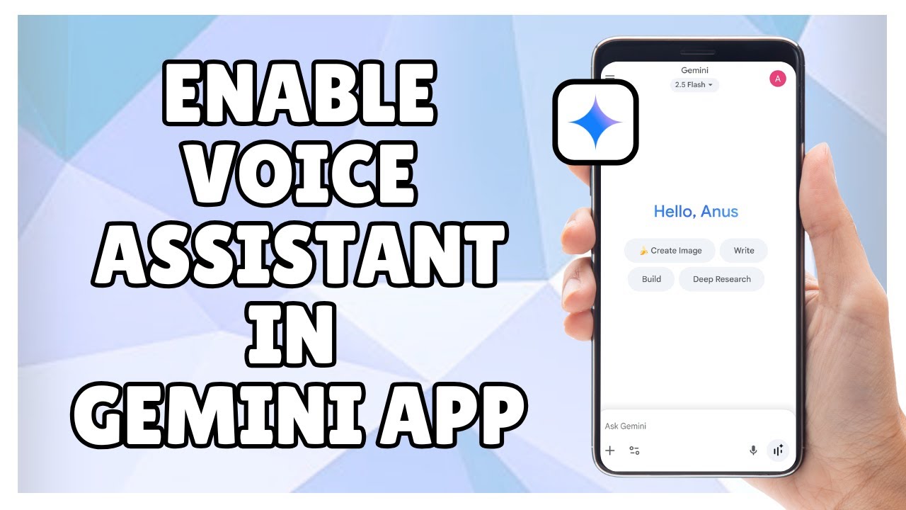 How to Enable Voice Assistant in Gemini App - YouTube