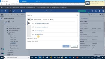 IBM Cognos Analytics - For Beginners - 02