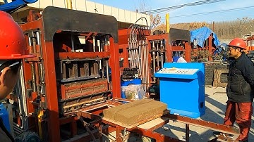 Automatic concrete hollow block making machine made in China