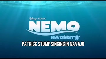 Patrick Stump singing "beyond the sea" in Navajo