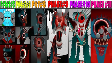 Incredibox Sprunki Mix: Phase 1 VS Phase 2 VS Phase 3 VS Phase 4-5 VS Phase 7-8 VS Phase 9-11