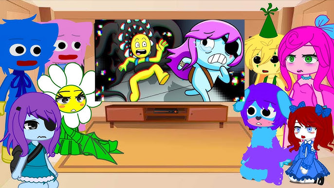 Spade the dragon on Game Jolt: Rainbow friends on Gacha club. Don't ask  who violet is