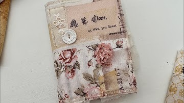FABRIC FOLIO-JOURNAL | TIM HOLTZ ELECTRIC ELEMENTS FABRIC (tutorial + flip through)