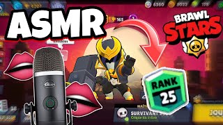 ASMR Français BRAWL STARS • BRUITS DE BOUCHES TRÈS PUISSANT 😴💤(Je passe mon 1er brawler rang 25 ??)