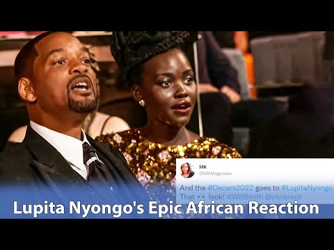 Kenyan Star Lupita Nyongo's Epic Reaction to Will Smith Slapping Chris Rock Wins the Oscars